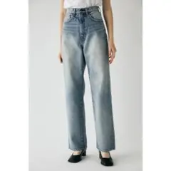 MOUSSY マウジー HW DAMAGE LOOSE STRAIGHT
