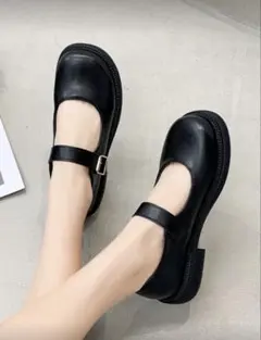 shein 量産 フレンチガーリー パンプス ローファー バレエコア 靴のサムネイル