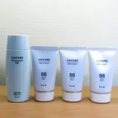 【中古】セット買い ちふれ 日やけ止め & BBクリーム ３種セットのサムネイル