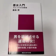 悪女入門 ファム・ファタル恋愛論 鹿島茂 講談社現代新書