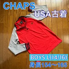 CHAPS チャップス クォータージップ コットンシャツ US仕様 メンズS相当のサムネイル