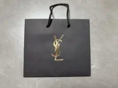 YSL ロゴ入り 黒 ショップ袋 中型