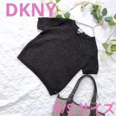 【DKNY】ブラック　カットソー　半袖　P/Sサイズ　　　カジュアルのサムネイル