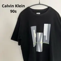 90s Calvin Klein Jeans Tシャツ M ブラック Y2K