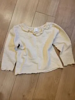 futafuta 春物カットソー　１００cm　アイボリーカットソー