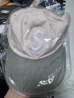 【新品】 Supreme 2-Tone S Logo 6-Panel ピンク