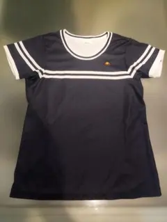 ellesse テニス用Tシャツ ネイビー
