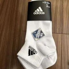 adidas メンズ ソックス 3足組 24-26cmのサムネイル