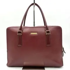 極美品 Burberry ブリーフケース A4 ノバチェック サフィアーノレザー