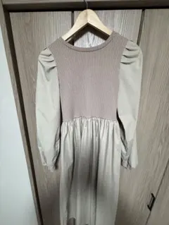 OLIVE des OLIVE長袖ワンピース クリーム色 ベージュ