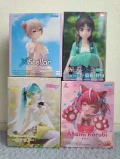 初音ミク 猫猫 赤見かるび 乾紗寿叶 フィギュアセット
