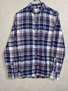 【ケア済】Old Navy スリムフィット チェックシャツ S 15年製