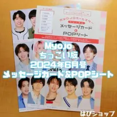 Myojo ちっこい版 2024年6月号 メッセージカード&POPシート