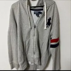 Polo by Ralph Lauren グレー ジップパーカー L