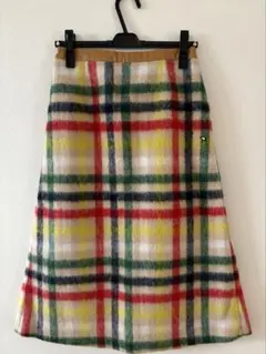 [タグ付き 新品未使用]アーノルドパーマー　チェック 台形スカート