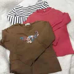 UNIQLO 長袖カットソー 全部で3枚セット 140