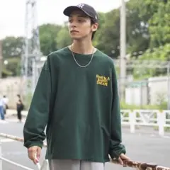 ユニセックス ♡BigロゴロングTシャツ
