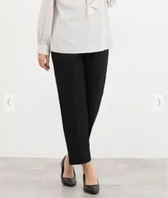 ハニーズ　センタープレスパンツ（股下６０ｃｍ）　ブラック　Sサイズ