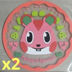 どうぶつの森 クリアラバーコースター アップル