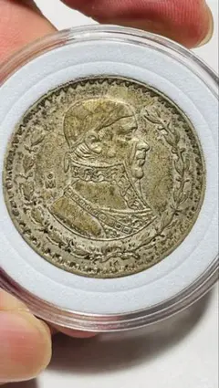 1865年メキシコマクシミリアン1ペソ金貨 - メルカリ