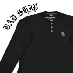 BAD SHIP Long Tee(ヘンリーネックワッフル)