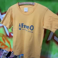 希少 80s USA製 Five-O シングルステッチTシャツ チョコレート
