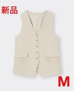 GU ノーカラーベスト　新品