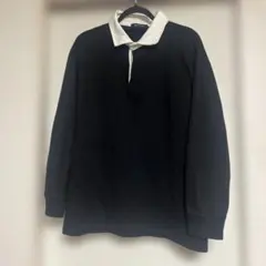 BJ Cut 長袖ラガーシャツ 黒