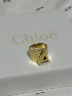 Chloe イニシャルリング A ゴールド52のサムネイル