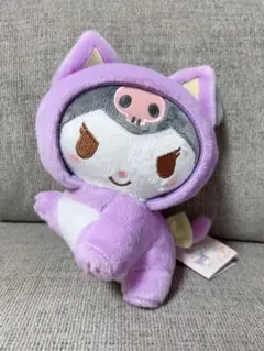 【美品タグ付き】クロミちゃん　なかよしこねこぬいぐるみ