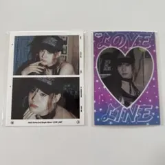 NiziU LOVELINE 2カットフォト　レンチキュラーカード　ニナ