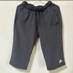 adidas アディダス レディース M クロップドパンツ 七分丈 ブラックのサムネイル