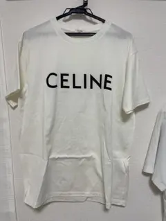 CELINE ロゴプリント Tシャツ ホワイトのサムネイル