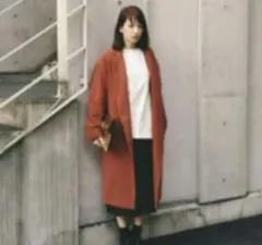 EMODA エモダ モッサマキシコート オレンジのサムネイル