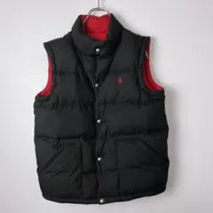 ぬ*ん様 極美品　ポロバイラルフローレン　キッズ　ダウンベスト　L(14-16)