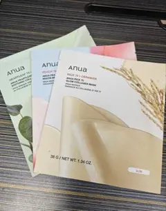 Anua コラーゲンマスク 3種セット(ドクダミ/桃/ライス)