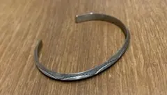 60s ナバホ ヴィンテージ バングル シルバー925 Navajo ナバホ族