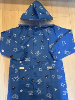 ミキハウス ダブルビーDOUBLE.B レインコート Lサイズ110-120cm