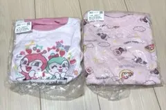 新品 90cm アンパンマン 長袖パジャマ2点セット ピンク ドキンちゃん