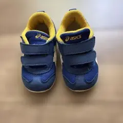 asics ベビーシューズ スニーカー ネイビー