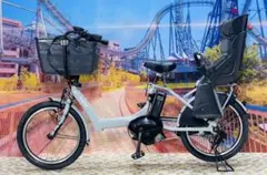 ZK4459 電動アシスト自転車 ブリヂストン bikke 子供乗せ 20インチ