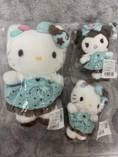 サンリオ　チョコミント　ハローキティぬいぐるみ　キティ&クロミマスコット　セット