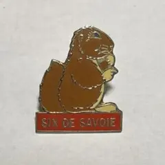 ピンバッジ　フランス雑貨　ヴィンテージ　リス　動物