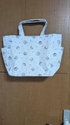 ハンドメイド　サイドポケットトートバッグ　No.1　匿名配送　まとめ買い割引