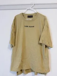 CUBE SUGAR 半袖 Tシャツ ベージュ Mサイズ