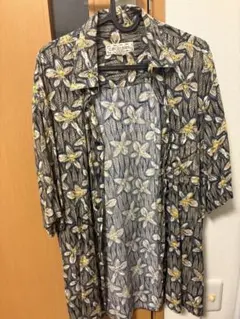 CROSSINGS 花柄 半袖シャツ M