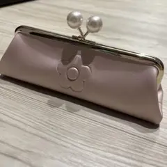 MARY QUANT がま口 ペンケース ピンクのサムネイル