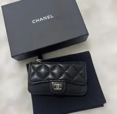 シャネル フラグメントケース　ブラック