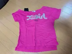 x-girl ピンク Tシャツ 140