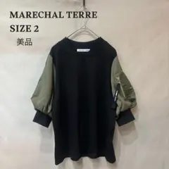 美品 MARECHAL TERRE MA-1スリーブ ミリタリートップス 2のサムネイル